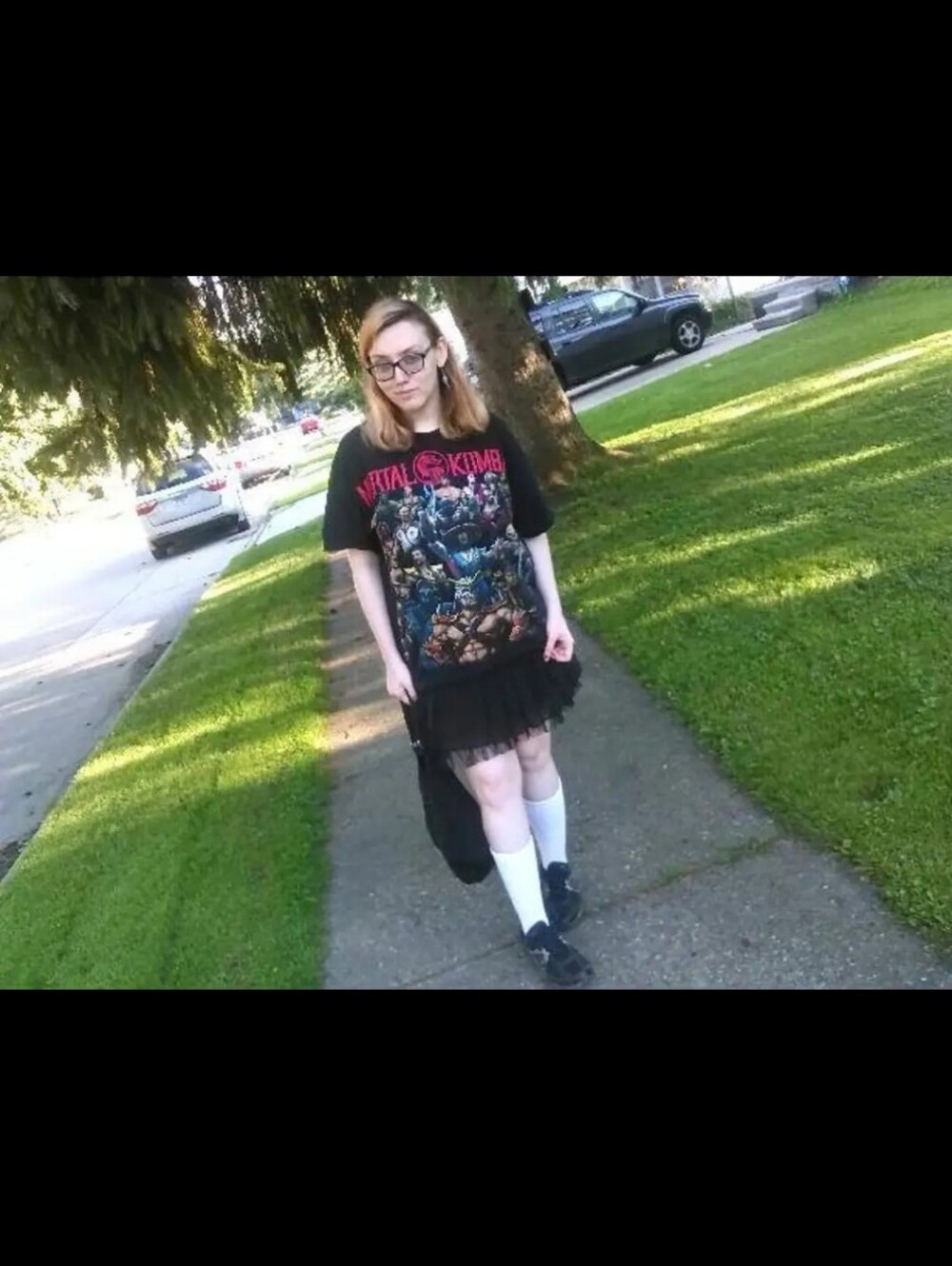 Black with lace royal bones skirt XL
